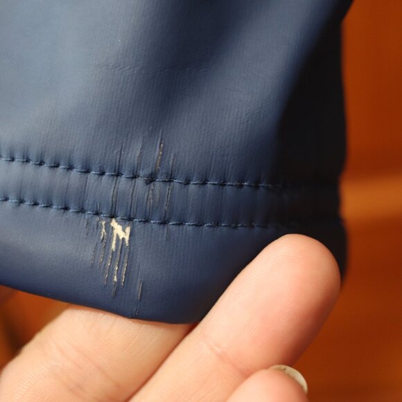 Hatley Blue Raincoat Fun Stripe Terry Cloth Lining 8 - Picture 4 of 9